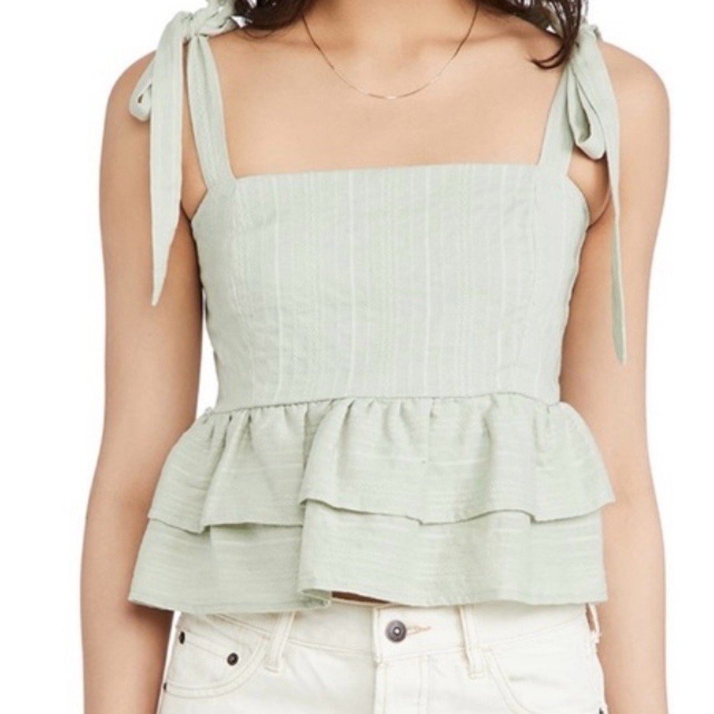Green Tank Top from ShopBop